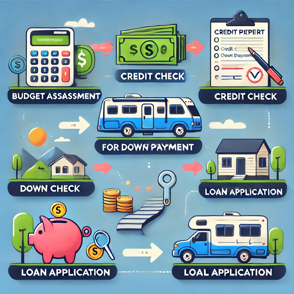 Steps of how to finance an RV purchase