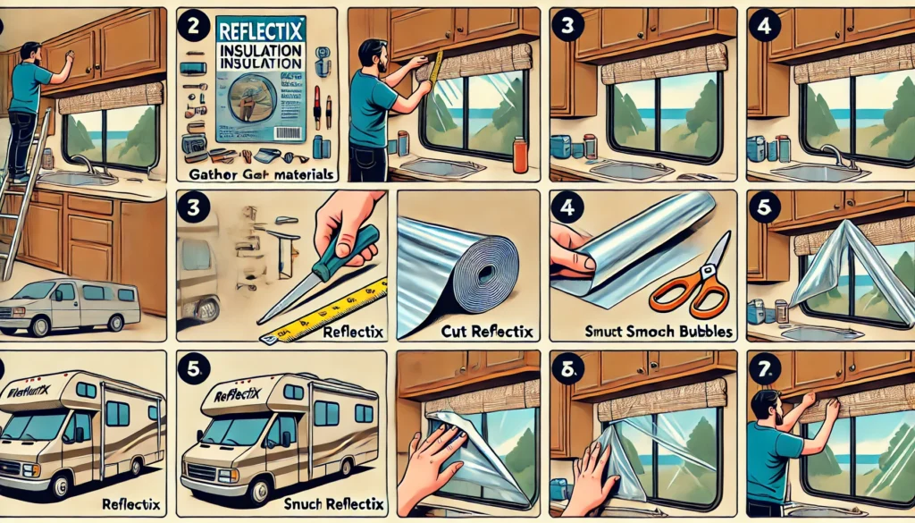 RV window insulation